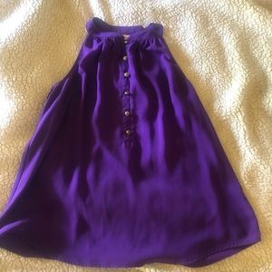 Eva Mendes Dressy Halter A Line Shirt